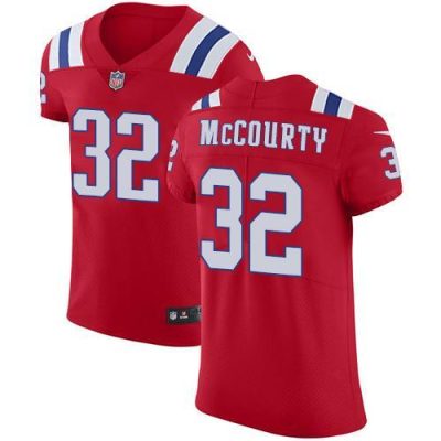 Nike Patriots #32 Devin McCourty Red Alternate Stitched NFL Vapor Untouchable Elite Jersey