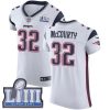 Nike Patriots #32 Devin McCourty White Super Bowl LIII Bound Stitched NFL Vapor Untouchable Elite Jersey