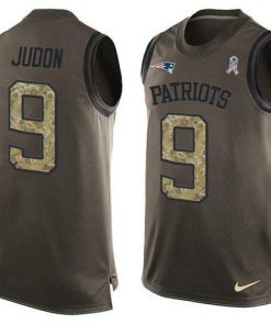 Nike Patriots #9 Matt Judon Green Stitched NFL Limited Salute To Service Tank Top Jersey
