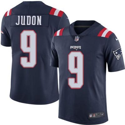 Nike Patriots #9 Matt Judon Navy Blue Stitched NFL Limited Rush Jersey