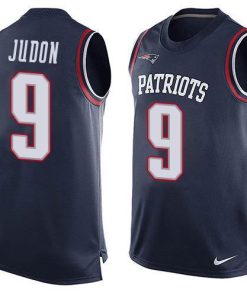 Nike Patriots #9 Matt Judon Navy Blue Team Color Stitched NFL Limited Tank Top Jersey