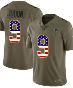 Nike Patriots #9 Matt Judon Olive/USA Flag Stitched NFL Limited 2017 Salute To Service Jersey