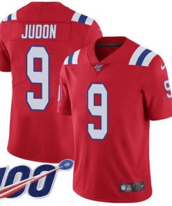 Nike Patriots #9 Matt Judon Red Alternate Stitched NFL 100th Season Vapor Limited Jersey