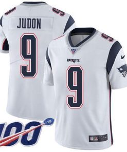 Nike Patriots #9 Matt Judon White Stitched NFL 100th Season Vapor Limited Jersey