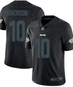 Nike Philadelphia Eagles #10 DeSean Jackson Black Stitched NFL Limited Rush Impact Jersey