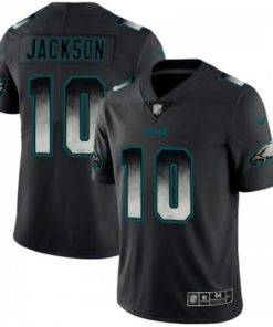 Nike Philadelphia Eagles #10 DeSean Jackson Black Stitched NFL Vapor Untouchable Limited Smoke Fashion Jersey