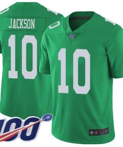 Nike Philadelphia Eagles #10 DeSean Jackson Green Stitched NFL Limited Rush 100th Season Jersey