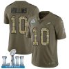 Nike Philadelphia Eagles #10 Mack Hollins Olive/Camo Super Bowl LII Stitched NFL Limited 2017 Salute To Service Jersey