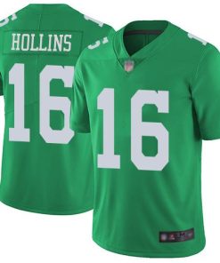 Nike Philadelphia Eagles #16 Mack Hollins Green Stitched NFL Limited Rush Jersey