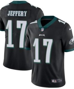 Nike Philadelphia Eagles #17 Alshon Jeffery Black Alternate Stitched NFL Vapor Untouchable Limited Jersey