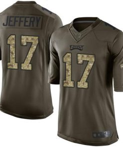 Nike Philadelphia Eagles #17 Alshon Jeffery Green Stitched NFL Limited 2015 Salute To Service Jersey