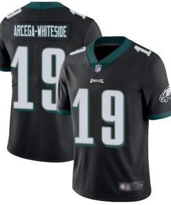 Nike Philadelphia Eagles #19 JJ Arcega-Whiteside Black Alternate Stitched NFL Vapor Untouchable Limited Jersey