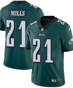 Nike Philadelphia Eagles #21 Jalen Mills Green Team Color Stitched NFL Vapor Untouchable Limited Jersey