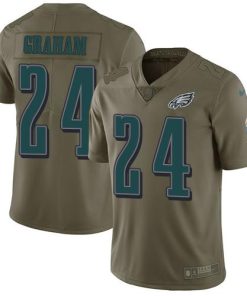 Nike Philadelphia Eagles #24 Corey Graham Olive Stitched NFL Limited 2017 Salute To Service Jersey