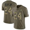 Nike Philadelphia Eagles #24 Darius Slay Jr Olive/Camo Stitched NFL Limited 2017 Salute To Service Jersey