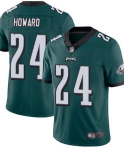 Nike Philadelphia Eagles #24 Jordan Howard Midnight Green Team Color Stitched NFL Vapor Untouchable Limited Jersey