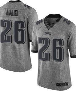Nike Philadelphia Eagles #26 Jay Ajayi Gray Stitched NFL Limited Gridiron Gray Jersey