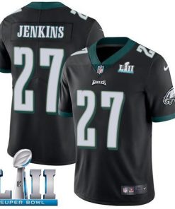 Nike Philadelphia Eagles #27 Malcolm Jenkins Black Alternate Super Bowl LII Stitched NFL Vapor Untouchable Limited Jersey