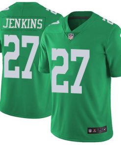 Nike Philadelphia Eagles #27 Malcolm Jenkins Green Stitched NFL Limited Rush Jersey