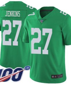 Nike Philadelphia Eagles #27 Malcolm Jenkins Green Stitched NFL Limited Rush 100th Season Jersey
