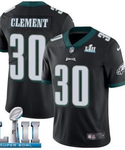 Nike Philadelphia Eagles #30 Corey Clement Black Alternate Super Bowl LII Stitched NFL Vapor Untouchable Limited Jersey