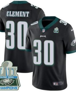 Nike Philadelphia Eagles #30 Corey Clement Black Alternate Super Bowl LII Champions Stitched NFL Vapor Untouchable Limited Jersey
