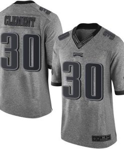 Nike Philadelphia Eagles #30 Corey Clement Gray Stitched NFL Limited Gridiron Gray Jersey