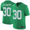 Nike Philadelphia Eagles #30 Corey Clement Green Stitched NFL Limited Rush Jersey
