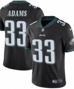 Nike Philadelphia Eagles #33 Josh Adams Black Alternate Stitched NFL Vapor Untouchable Limited Jersey