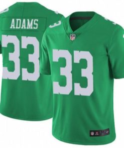 Nike Philadelphia Eagles #33 Josh Adams Green Stitched NFL Limited Rush Jersey