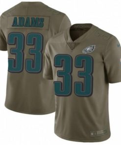 Nike Philadelphia Eagles #33 Josh Adams Olive Stitched NFL Limited 2017 Salute To Service Jersey