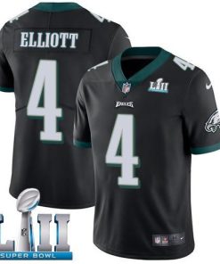 Nike Philadelphia Eagles #4 Jake Elliott Black Alternate Super Bowl LII Stitched NFL Vapor Untouchable Limited Jersey