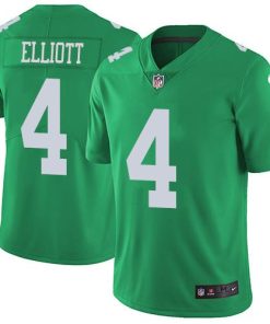 Nike Philadelphia Eagles #4 Jake Elliott Green Stitched NFL Limited Rush Jersey