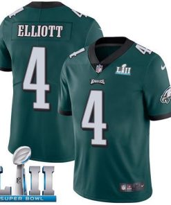 Nike Philadelphia Eagles #4 Jake Elliott Midnight Green Team Color Super Bowl LII Stitched NFL Vapor Untouchable Limited Jersey