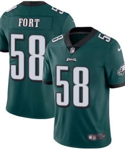 Nike Philadelphia Eagles #58 LJ Fort Midnight Green Team Color Stitched NFL Vapor Untouchable Limited Jersey