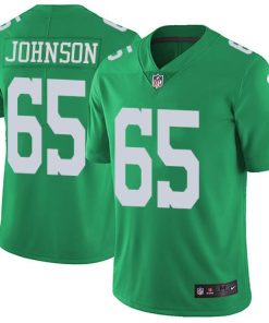 Nike Philadelphia Eagles #65 Lane Johnson Green Stitched NFL Limited Rush Jersey