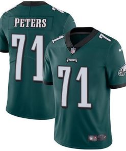 Nike Philadelphia Eagles #71 Jason Peters Midnight Green Team Color Stitched NFL Vapor Untouchable Limited Jersey