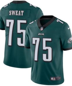 Nike Philadelphia Eagles #75 Josh Sweat Midnight Green Team Color Stitched NFL Vapor Untouchable Limited Jersey