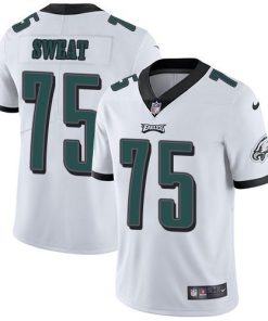 Nike Philadelphia Eagles #75 Josh Sweat White Stitched NFL Vapor Untouchable Limited Jersey