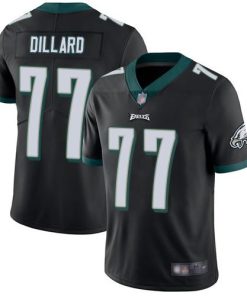 Nike Philadelphia Eagles #77 Andre Dillard Black Alternate Stitched NFL Vapor Untouchable Limited Jersey