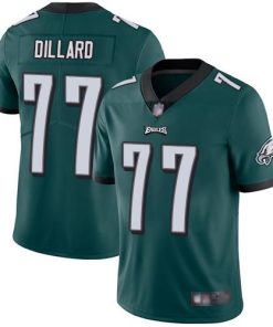 Nike Philadelphia Eagles #77 Andre Dillard Midnight Green Team Color Stitched NFL Vapor Untouchable Limited Jersey