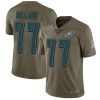 Nike Philadelphia Eagles #77 Andre Dillard Olive Stitched NFL Limited 2017 Salute To Service Jersey