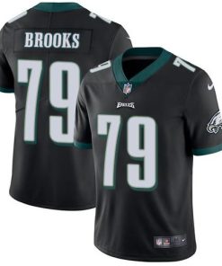 Nike Philadelphia Eagles #79 Brandon Brooks Black Alternate Stitched NFL Vapor Untouchable Limited Jersey