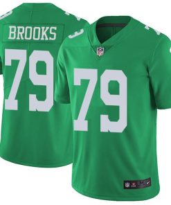 Nike Philadelphia Eagles #79 Brandon Brooks Green Stitched NFL Limited Rush Jersey