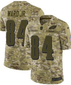 Nike Philadelphia Eagles #84 Greg Ward Jr. Camo Stitched NFL Limited 2018 Salute To Service Jersey