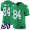 Nike Philadelphia Eagles #84 Greg Ward Jr. Green Stitched NFL Limited Rush 100th Season Jersey