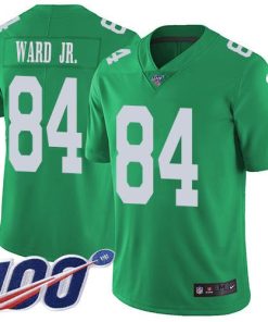 Nike Philadelphia Eagles #84 Greg Ward Jr. Green Stitched NFL Limited Rush 100th Season Jersey