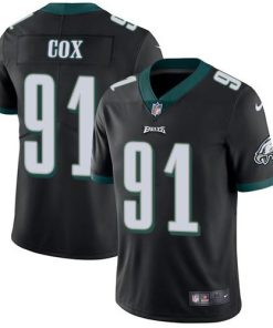 Nike Philadelphia Eagles #91 Fletcher Cox Black Alternate Stitched NFL Vapor Untouchable Limited Jersey