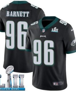 Nike Philadelphia Eagles #96 Derek Barnett Black Alternate Super Bowl LII Stitched NFL Vapor Untouchable Limited Jersey