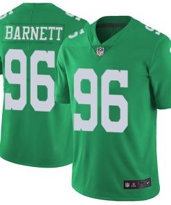 Nike Philadelphia Eagles #96 Derek Barnett Green Stitched NFL Limited Rush Jersey